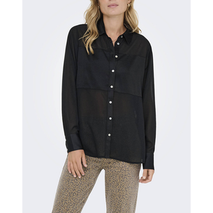 Product ONLY ONLSTAR LIFE L/S BREEANA MIX SHIRT SOLID base image