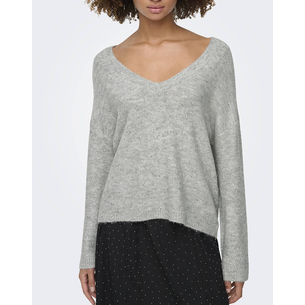 Product ONLY ONLARIZONA LS SEQUINS V-NECK PUL KNT base image