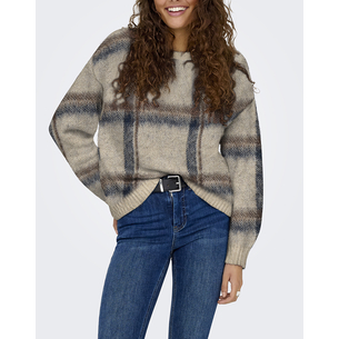 Product ONLY ONLMARION LIFE LS O-NECK KNT base image