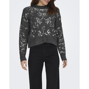 Product ONLY ONLALTA LS SEQUIN O-NECK KNT base image