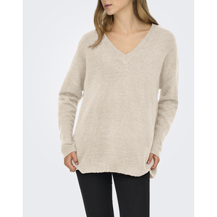 Product ONLY ONLTALIO LS LONG V-NECK BF KNT base image