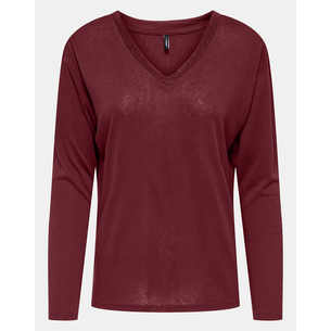 Product ONLY ONLHENRIETTA L/S V-NECK SHINE TOP JRS base image
