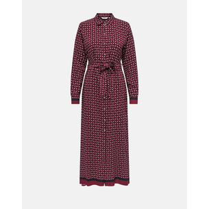 Product ONLY ONLVEDA BORDER L/S LONG DRESS WVN base image