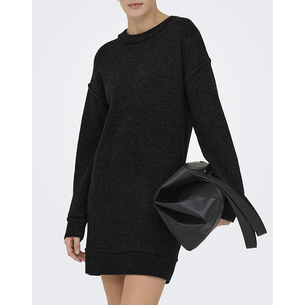 Product ONLY ONLHAZEL LIFE LS O-NECK DRESS BF KNT base image