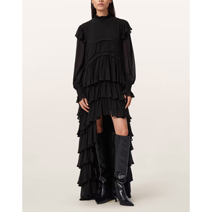 Product ALL SAINTS CAVARLY LS MAXI DRES base image