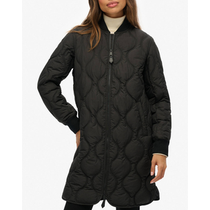 Product SUPERDRY  D1 STUD LONG QUILTED LINER JACKET ΜΠΟΥΦΑΝ ΓΥΝΑΙΚΕΙΟ base image