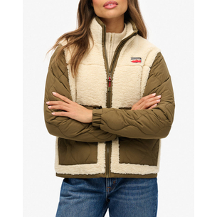 Product SUPERDRY  D1 OVIN FLEECE HYBRID JACKET ΜΠΟΥΦΑΝ ΓΥΝΑΙΚΕΙΟ base image