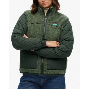 Product SUPERDRY  D1 OVIN FLEECE HYBRID JACKET ΜΠΟΥΦΑΝ ΓΥΝΑΙΚΕΙΟ base image