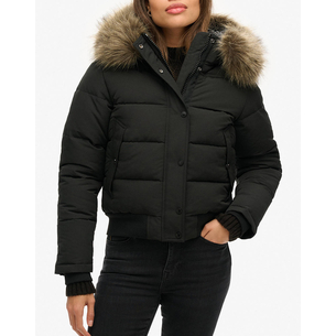 Product SUPERDRY  D2 OVIN EVEREST HOODED BOMBER JKT ΜΠΟΥΦΑΝ ΓΥΝΑΙΚΕΙΟ base image
