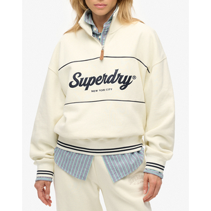 Product SUPERDRY D2 SDSW COUNTRY CLUB LOOSE 1/4 ZIP SWEATSHIRT WOMEN base image
