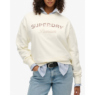 Product SUPERDRY  D2 OVIN PREMIUM DESIGN LOOSE CREW ΦΟΥΤΕΡ ΓΥΝΑΙΚΕΙΟ base image