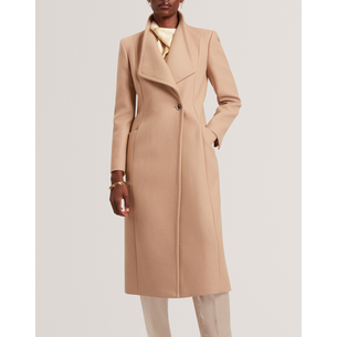 Product TED BAKER MINDEE Double Faced Wool Long Sculpted Wrap Coat base image