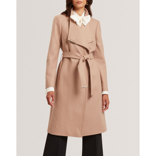 Product TED BAKER ROSE Mid Length Belted Wool Wrap Coat base image