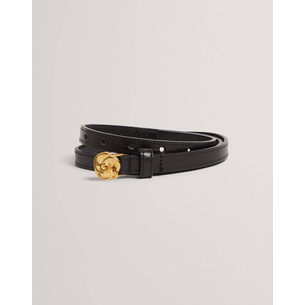 Product TED BAKER ROOSSI Leather Belt with Rose Hardware base image