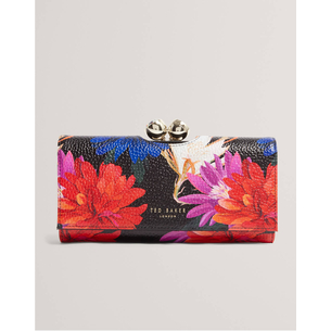 Product TED BAKER AMALIAH Printed Rose Detail Bobble Purse (Dimensions: 19 x 10 x 4cm) base image