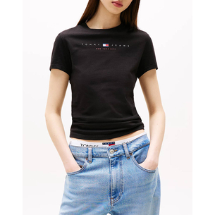 Product TOMMY JEANS  TJW SLIM TJ US LINEAR SS TEE base image