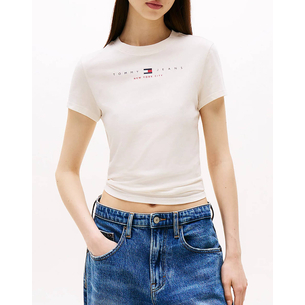 Product TOMMY JEANS  TJW SLIM TJ US LINEAR SS TEE base image