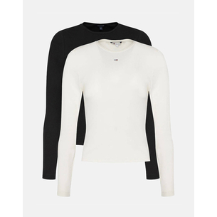 Product TOMMY JEANS TJW 2PACK SLIM ESSENTIAL RIB LS base image
