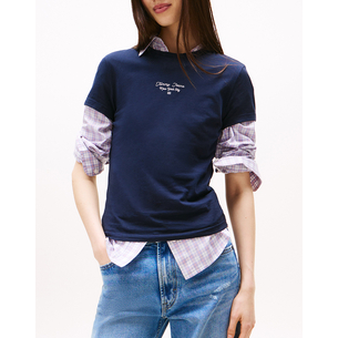 Product TOMMY JEANS TJW SLIM ESS LOGO 1 TEE EXT base image