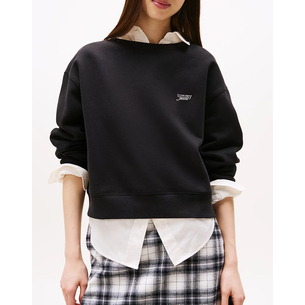Product TOMMY JEANS TJW SILVER SCRIPT CREW base image
