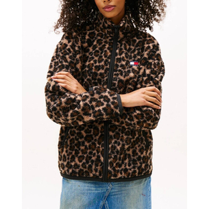 Product TOMMY JEANS TJW ZIP THROUGH BADGE TEDDY base image