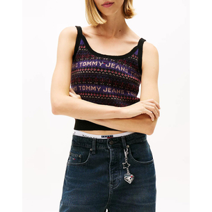 Product TOMMY JEANS TJW FAIRISLE CAMI base image