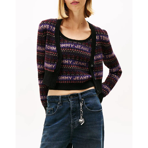 Product TOMMY JEANS TJW FAIRISLE CARDIGAN base image