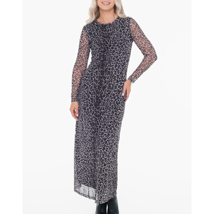 Product TOMMY JEANS TJW AOP MESH MIDI DRESS EXT base image