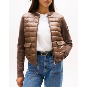 Product TOMMY HILFIGER UL PADDED REG KNIT MIX JACKET base image