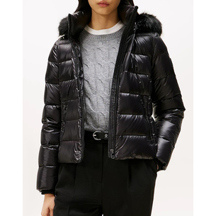Product TOMMY HILFIGER GLOSS HW DOWN SLIM JACKET W FUR base image