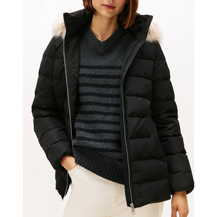 Product TOMMY HILFIGER MW DOWN SLIM JACKET WITH FUR base image