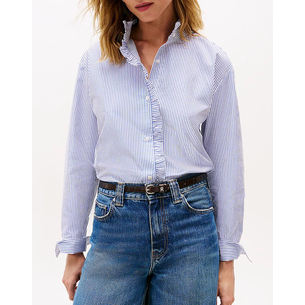 Product TOMMY HILFIGER POPLIN RUFFLE SHIRT base image
