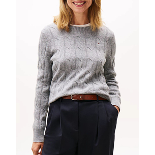 Product TOMMY HILFIGER SOFT WOOL CABLE C-NK base image