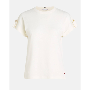 Product TOMMY HILFIGER GOLD BUTTON MDRN C-NK SS TEE base image