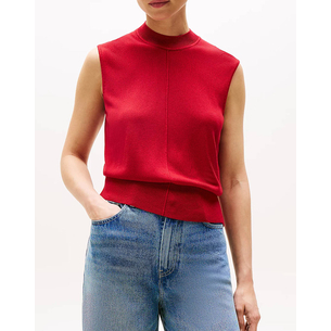 Product TOMMY HILFIGER LYOCELL SILK MOCK SL SWT TOP base image