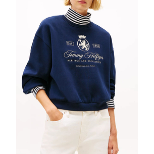 Product TOMMY HILFIGER VARSITY CREST FLEECE SWTSHRT base image
