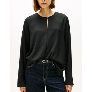Product TOMMY HILFIGER SOFT VIS LS RELAXED BLOUSE base image