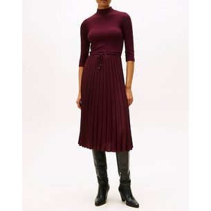 Product TOMMY HILFIGER SLIM 5X2 RIB MIX MIDI DRS base image