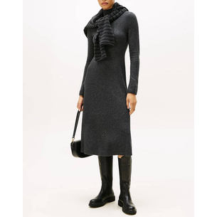 Product TOMMY HILFIGER SOFT WOOL LS MOCK-NK SWT DRESS base image