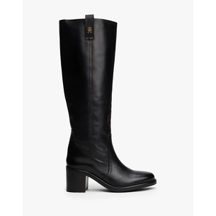 Product TOMMY HILFIGER RIDING LTHR LONG BOOT BLOCK HEEL base image