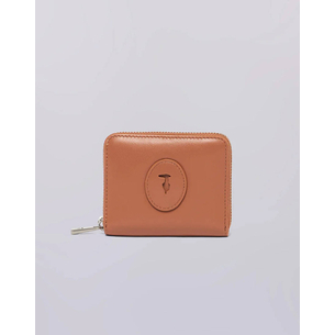 Product TRUSSARDI SOCIETY ZIP AROUND WALLET MD - CALF LEATHER (Διαστάσεις: 11 x 9εκ.) base image