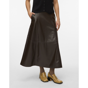Product VERO MODA VMOLIVE HW COATED ANKLE SKIRT PRM base image