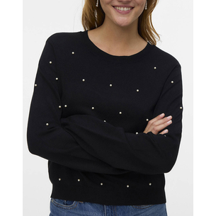 Product VERO MODA VMGLORY PEARL LS O-NECK PULLOVER BOO base image