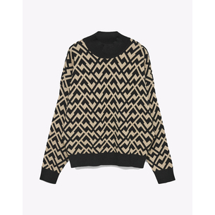 Product VERO MODA VMARIA ART BATWING HIGHNECK PULLOVER REP base image