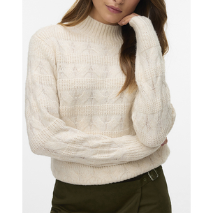 Product VERO MODA VMVIRGO LS HIGHNECK PULLOVER BF base image