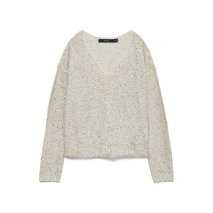 Product VERO MODA VMLEILANI NEW LS V-NECK PULLOVER REP base image