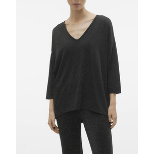 Product VERO MODA VMKANVA 3/4 V-NECK TOP JRS GA base image