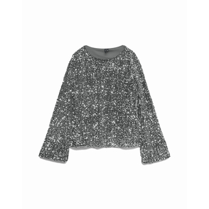 Product VERO MODA VMBELLA LS BOATNECK SQ TOP JRS GA base image