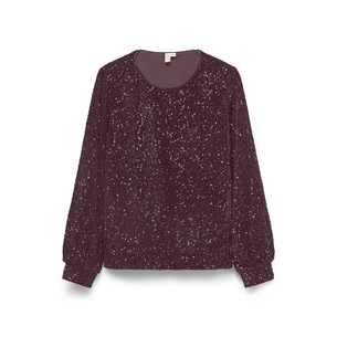 Product VERO MODA VMHOKA SQ L/S SWEATSHIRT JRS BTQ base image