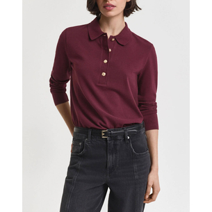 Product GANT ΜΠΛΟΥΖΑ ΜΜ REG LS PIQUE POLO base image
